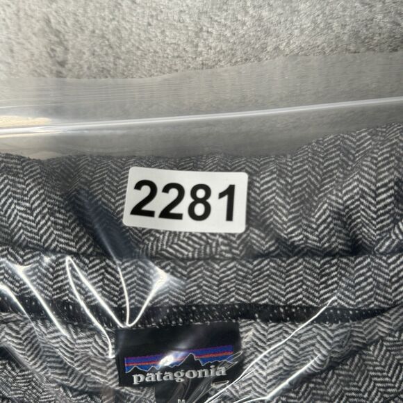 Patagonia Dress Womens Medium Black White Active Herringbone Heritage Outdoor - Picture 11 of 11